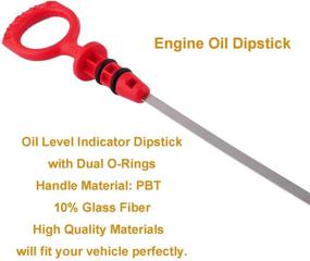 img 1 attached to Improved Podoy 9497557 Oil Dipstick: Perfect Fit for Volvo C70 S60 S70 S80 V70 XC70 XC90 Engines