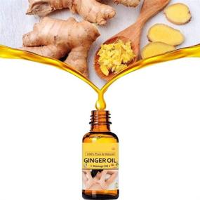 img 3 attached to 🌿 Ginger Oil 4-Pack for Lymphatic Drainage and Massage Therapy, Sore Muscle Relief, SPA Massage Oils - Promotes Cold Repellency, Swelling Reduction, and Overall Body Health