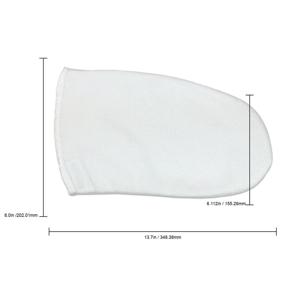 img 3 attached to White Pana Brand Reusable Mitts for Thermal Cloth Insulated Paraffin Wax Heat Therapy Spa Treatments/Self Tanning