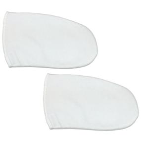 img 2 attached to White Pana Brand Reusable Mitts for Thermal Cloth Insulated Paraffin Wax Heat Therapy Spa Treatments/Self Tanning