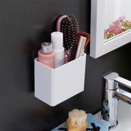 floating mounted organizer adhesive bathroom logo