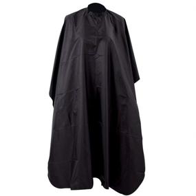 img 4 attached to 💦 BECPLT Waterproof Professional Barber Cape: Premium Hair Salon Cutting Cape for Barber Supplies - Salon Barber Cape 57" x 45" (Black)