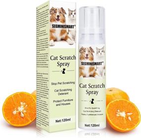img 4 attached to 🐱 SEGMINISMART Cat Scratch Deterrent Spray - Effective Anti-Scratch Solution for Cats, Training Aid Spray - Safeguard Your Home, Furniture, and Plants