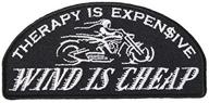 🔥 originals therapy is expensive iron-on patch - officially licensed, wind design, heat sealed backing (4" x 2") logo