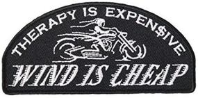 img 4 attached to 🔥 Originals Therapy is Expensive Iron-On Patch - Officially Licensed, Wind Design, Heat Sealed Backing (4" x 2")