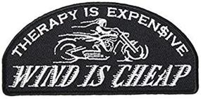 img 2 attached to 🔥 Originals Therapy is Expensive Iron-On Patch - Officially Licensed, Wind Design, Heat Sealed Backing (4" x 2")