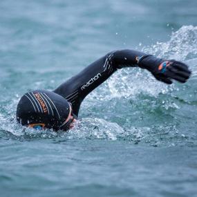 img 1 attached to 🧦 Warmth, Performance, and Versatility: blueseventy Thermal Swim Socks for Triathlon Training and Cold Open Water Swimming