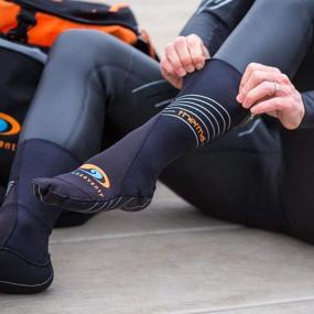 img 3 attached to 🧦 Warmth, Performance, and Versatility: blueseventy Thermal Swim Socks for Triathlon Training and Cold Open Water Swimming