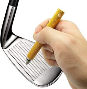 img 4 attached to ⛳ Golf Club Groove Sharpener Tool: Revive Your Wedges & Irons with Easy Re-Grooving and Cleaning