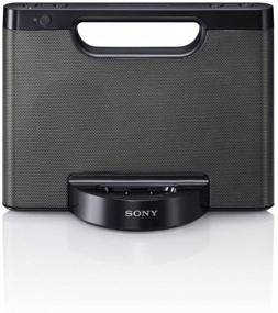 img 3 attached to 🔊 Переносная док-станция для динамика Sony RDPM5IP: черный, совместима с iPhone/iPod (30-контактный)