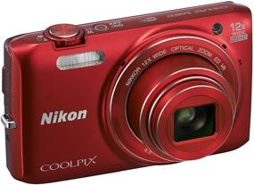img 3 attached to 📷 Nikon COOLPIX S6800 16 MP Wi-Fi CMOS Digital Camera with 12x Zoom NIKKOR Lens, 1080p HD Video - Red (Discontinued by Manufacturer)