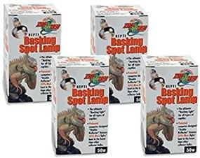 img 3 attached to 🦎 Zoo Med Repti Basking Spot Lamps - 50W (4-Pack)