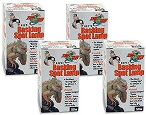 img 2 attached to 🦎 Zoo Med Repti Basking Spot Lamps - 50W (4-Pack)