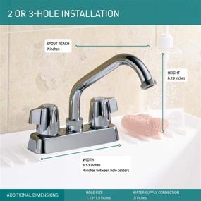 img 2 attached to Efficiently Simplify Laundry Tasks with Peerless P299232 Classic Handle Laundry Faucet