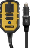 💡 преобразователь dewalt dxaepi140 для автомобиля 140 вт: от 12 в пост. тока к розетке 120 в перемен. тока с двумя портами usb на 3,1 а. логотип