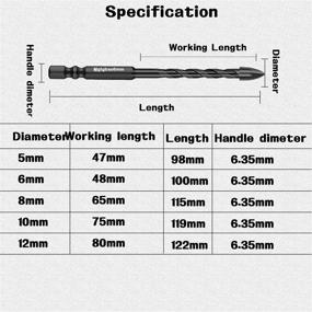 img 3 attached to Mgtgbao Masonry Concrete Plastic Tungsten Cutting Tools in Industrial Drill Bits