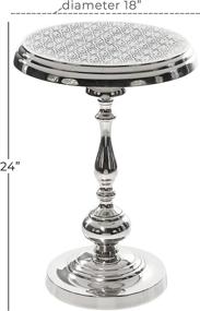 img 2 attached to Deco 79 Accent Table Silver Furniture for Accent Furniture