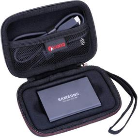 img 3 attached to 📦 XANAD Case for Samsung T3 T5 Portable SSD - Travel Carrying Bag for 250GB 500GB 1TB 2TB Storage (Inside Black) - Not Compatible with Samsung T7/T7 Touch