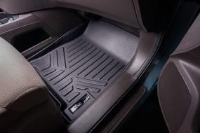 img 2 attached to Premium MAXLINER Floor Mats: Black 1st Row Liner Set for 2012-2016 Honda CR-V - Ultimate Protection & Style
