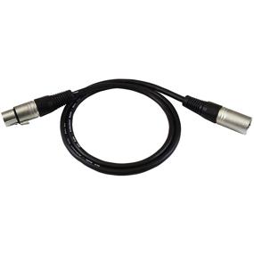 img 3 attached to GLS Audio 3ft Patch Cable Cords - XLR Male to XLR Female Black Cables - 3 foot Balanced Snake Cord - Pack of 6