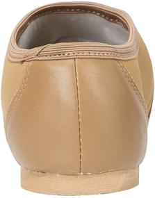 img 2 attached to 👞 Linodes PU Leather Toddler/Little Kid/Big Kid Jazz Shoe: Easy Slip-On Dance Shoes with Circle Elastic for Boys and Girls