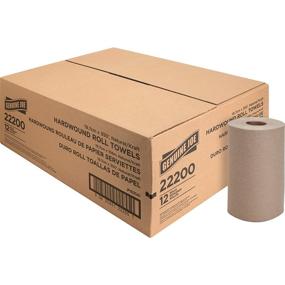 img 4 attached to 🧻 Genuine Joe GJO22200 Hard Wound Roll Towel Case - 350ft x 7-8/9" - Natural (Pack of 12)