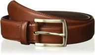 stacy adams brayden cognac leather men's belt accessories logo