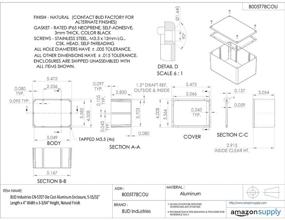 img 1 attached to BUD Industries CN 5707 Aluminum Enclosure