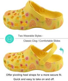 img 3 attached to 👟 Comfortable and Stylish Toddler Sandals: TIMETERNY Lightweight Boys' Shoes in Clogs & Mules