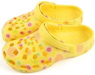 👟 comfortable and stylish toddler sandals: timeterny lightweight boys' shoes in clogs & mules logo