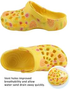 img 1 attached to 👟 Comfortable and Stylish Toddler Sandals: TIMETERNY Lightweight Boys' Shoes in Clogs & Mules