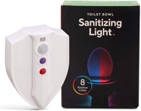 img 4 attached to 🚽 Sanitizing Toilet Light - Clear Rear Knight Light with UV-C and 8 Color Changing LEDs for Freshness, Deodorizing, and Easy Installation, Advanced Motion Detection, Water-Resistant, Fits All Toilet Types