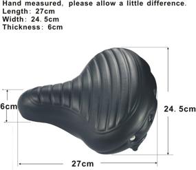 img 3 attached to UPANBIKE Super-Soft Comfort Bike Saddle with Widened Cushion for Shock Absorption and Enhanced Comfort