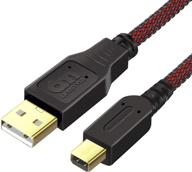 🎮 6amlifestyle 10ft 3ds charger, high-speed usb charging cable for nintendo 2ds/3ds/3ds xl/dsi/dsi xl/new 2dsll, black and red logo