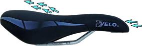 img 2 attached to 🚲 Velo Bio: Wide Channel Bicycle Saddle