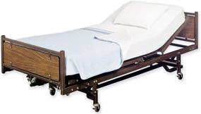 img 2 attached to 🛏️ Premium White Classic Fitted Hospital Bed Sheets, 36"X80"X9", 3-Pack - Optimal Comfort and Durability