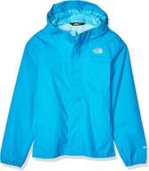 🧥 the north face girls' resolve reflective waterproof jacket: ultimate protection with added visibility логотип