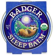 🌙 badger - sleep balm with lavender & bergamot, natural sleep aid, aromatherapy balm for children and adults, relaxing night balm, organic sleep balm, 2 oz logo