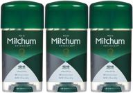 mitchum clear gel unscented anti-perspirant & deodorant for men - 2.25 oz (3 pack) logo