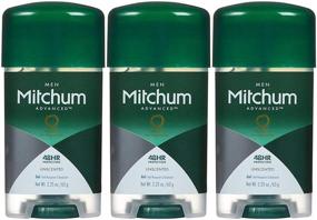 img 2 attached to Mitchum Clear Gel Unscented Anti-Perspirant & Deodorant for Men - 2.25 Oz (3 Pack)