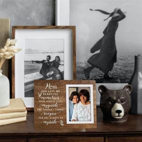 img 3 attached to 🌹 Emotional Tribute for the Loss of Mother - Memorial Picture Frames for Cherished Memories - Thoughtful Sympathy Gifts, Bereavement Gifts for Mom - Perfectly Fits 4x6 Inch Photo