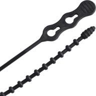 🔗 gardner bender 46-12beadbk: 12-inch beaded cable tie wrap, 70 lb strength, 40-pack black – reusable, adjustable wire and cord management logo