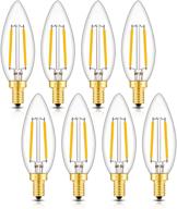 crlight dimmable industrial electrical and lighting components: incandescent equivalent candelabra logo