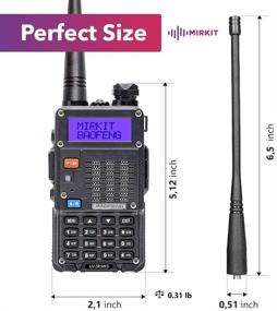 img 3 attached to 📻 Радио Mirkit Baofeng UV-5R MK5 8W максимальная мощность 2021 1800mAh Аналоговый Полицейский Сканер, Гоночный Сканер, Экстренное Радио, Пожарный Сканер для домашнего использования + Li-Ion Аккумуляторная батарея.