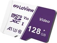 📷 карта памяти laview 128 гб micro sd: карты памяти высокой скорости - запись видео full hd, оценка a1, скорость передачи 100 мб/с, надежное хранение для компьютера, камеры, телефона, дрона, автомобильного видеорегистратора, планшета и пк логотип