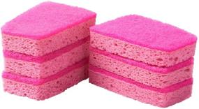 img 2 attached to Dawn Gentle Scrubber Sponges, 6 Pack, Pink: Efficient Cleaning Solution for All Surfaces