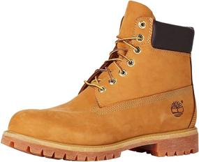 img 4 attached to Timberland Премиум Водонепроницаемые Ботинки и Сапоги для мальчиков K из нубука черного цвета