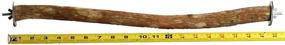 img 1 attached to 🦜 Polly's Full Length Hardwood Bird Perch, 20-Inch: Enhance Your Bird's Comfort and Exercise