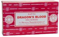 🐉 satya champa dragon's blood incense stick, 12 count: invigorate your space with exotic fragrance! логотип