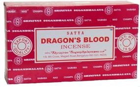 img 1 attached to 🐉 Satya Champa Dragon's Blood Incense Stick, 12 Count: Invigorate Your Space with Exotic Fragrance!